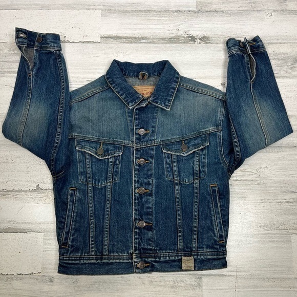 Abercrombie & Fitch Trucker Jean Jacket Women’s Size‎ Medium - Picture 1 of 9